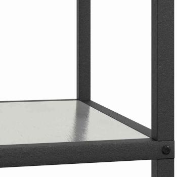 Küchenlageregal mit Regal mit Speicher Silber 60 x 50 x 92 cm Edelstahl