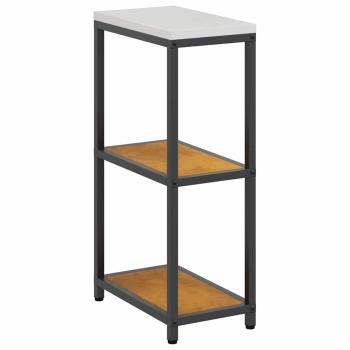 Küchenlageregal mit Regal mit Speicher Rostig 60 x 50 x 92 cm Wetterstahl