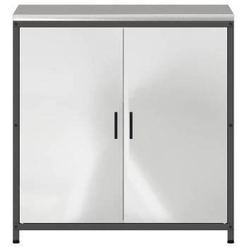 Küchenlagerregal Silber 60 x 50 x 92 cm Galvanisierter Stahl