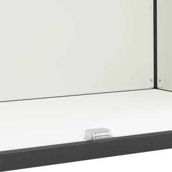 Küchenlagerregal mit Regal mit Speicher mit Tür Weiß 60 x 50 x 92 cm Stahl