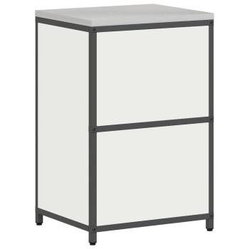 Küchenlagerregal mit Regal mit Speicher mit Tür Weiß 60 x 50 x 92 cm Stahl