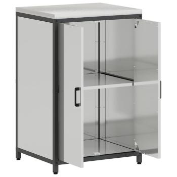 Küchenlagerregal Silber 60 x 50 x 92 cm Galvanisierter Stahl