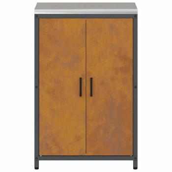 Küchenlagerregal Rostig 60 x 50 x 92 cm Wetterstahl