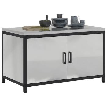 Küchenlagerregal Silber 60 x 50 x 92 cm Galvanisierter Stahl