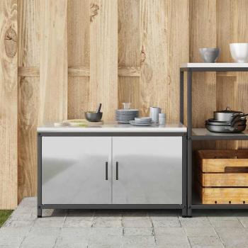 Küchenlagerregal Silber 60 x 50 x 92 cm Galvanisierter Stahl