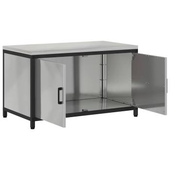 Küchenlagerregal Silber 60 x 50 x 92 cm Galvanisierter Stahl