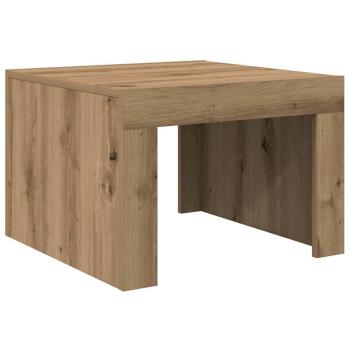 Couchtisch Eiche handwerklich 50 x 50 x 35 cm Holzwerkstoff