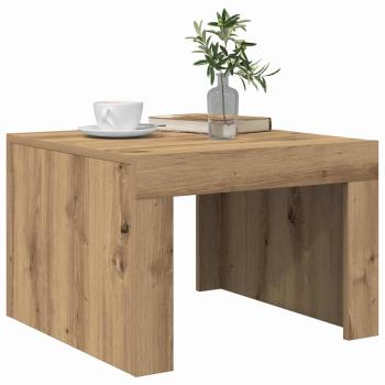 Couchtisch Eiche handwerklich 50 x 50 x 35 cm Holzwerkstoff