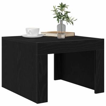 Couchtisch Schwarze Eiche 50 x 50 x 35 cm Holzwerkstoff