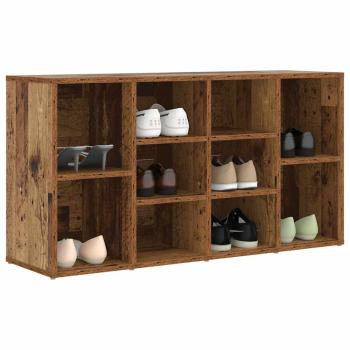 Schuhbank mit Regal Sonstiges Altholz 103 x 30 x 55 cm Holzwerkstoff