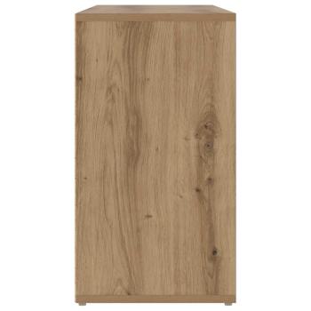Schuhbank Eiche handwerklich 103 x 30 x 55 cm Holzwerkstoff
