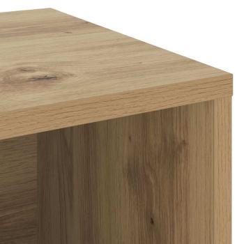 Schuhbank Eiche handwerklich 103 x 30 x 55 cm Holzwerkstoff