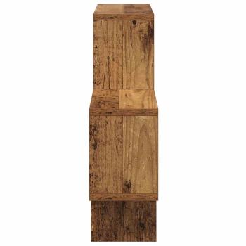 Wandregal mit Regal mit Speicher Altes Holz 82 x 15 x 51 cm Holzwerkstoff