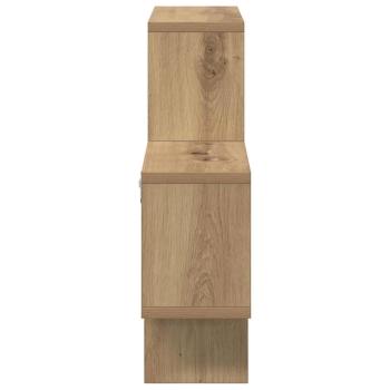 Wandregal Handwerklich gefertigter Eichenholz 82 x 15 x 51 cm