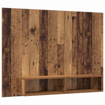 Wand TV Schrank Altes Holz 120 x 23.5 x 90 cm Holzwerkstoff