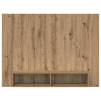 Wand TV Schrank Handwerklich gefertigter Eichenholz