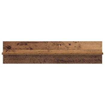 Wandregale 2 pcs Altes Holz 80 x 11,5 x 18 cm Holzwerkstoff