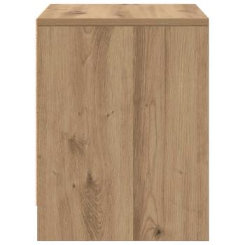 Nachttisch Eiche handwerklich 45 x 34 x 44.5 cm Holzwerkstoff