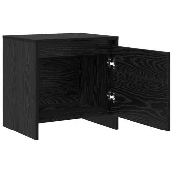 Nachttisch Schwarze Eiche 45 x 34 x 44.5 cm Holzwerkstoff