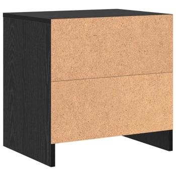 Nachttisch Schwarze Eiche 45 x 34 x 44.5 cm Holzwerkstoff