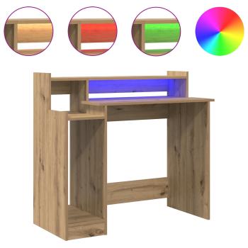 Schreibtisch Eiche handwerklich 97 x 45 x 90 cm Holzwerkstoff