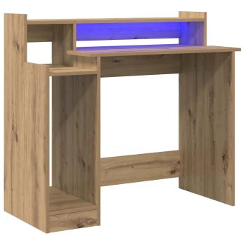 Schreibtisch Eiche handwerklich 97 x 45 x 90 cm Holzwerkstoff