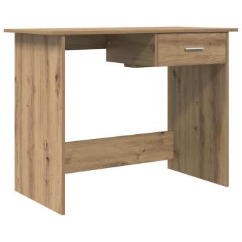 Schreibtisch Eiche handwerklich 100 x 50 x 76 cm Holzwerkstoff