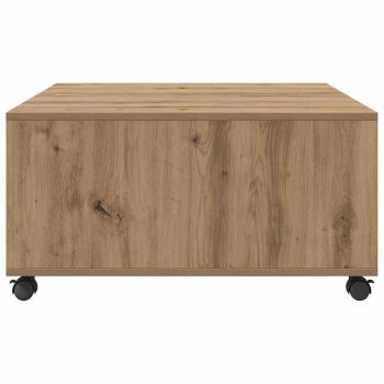 Couchtisch Eiche handwerklich 75 x 75 x 38 cm Holzwerkstoff