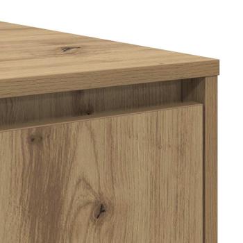 Couchtisch Eiche handwerklich 80 x 80 x 31 cm Holzwerkstoff