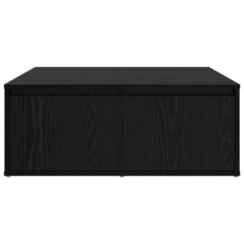 Couchtisch Schwarze Eiche 80 x 80 x 31 cm Holzwerkstoff