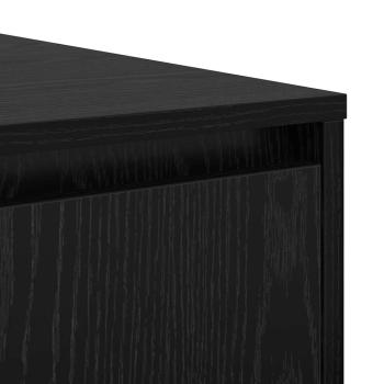 Couchtisch Schwarze Eiche 80 x 80 x 31 cm Holzwerkstoff