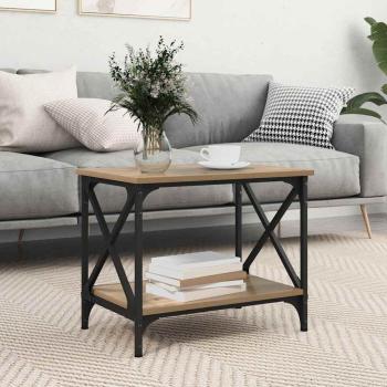 ARDEBO.de - Beistelltisch Eiche handwerklich 55 x 38 x 45 cm Holzwerkstoff