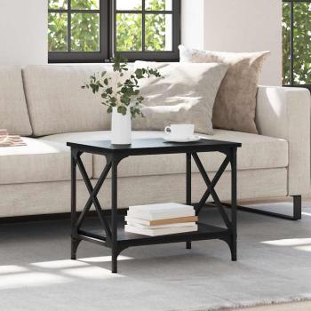 Beistelltisch Schwarze Eiche 55 x 38 x 45 cm Holzwerkstoff