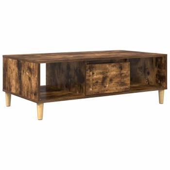 mit Speicher mit Tür Räuchereiche 103,5 x 60 x 35 cm Holzwerkstoff