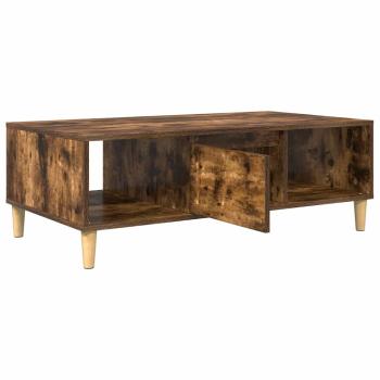 mit Speicher mit Tür Räuchereiche 103,5 x 60 x 35 cm Holzwerkstoff