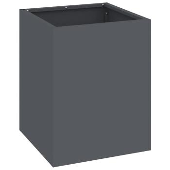 Gartenblumentopf Anthrazit 50 x 32 x 40 cm Kaltgewalzter Stahl