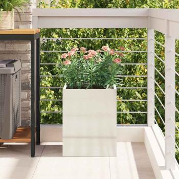 Gartenblumentopf Silber 50 x 32 x 40 cm Galvanisierter Stahl