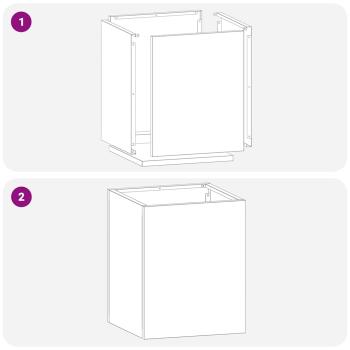 Gartenblumentopf Silber 50 x 32 x 40 cm Galvanisierter Stahl