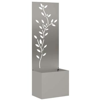 Blumentopf mit dekorativem Paneel Rostig 50 x 140 cm