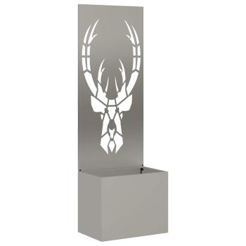 Blumentopf mit dekorativem Paneel Rostig 50 x 140 cm