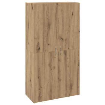 Büroschrank Eiche handwerklich 60 x 32 x 115 cm Holzwerkstoff