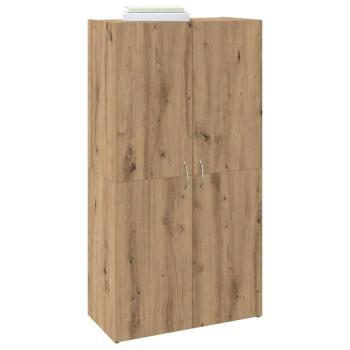 Büroschrank Eiche handwerklich 60 x 32 x 115 cm Holzwerkstoff
