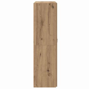 Büroschrank Eiche handwerklich 60 x 32 x 115 cm Holzwerkstoff