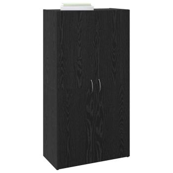 Büroschrank Schwarze Eiche 60 x 32 x 115 cm Holzwerkstoff