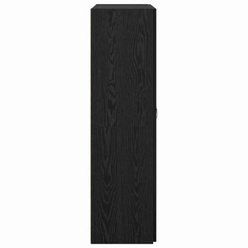 Büroschrank Schwarze Eiche 60 x 32 x 115 cm Holzwerkstoff