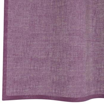 Voile Vorhänge mit Stangentaschen 2 Stk. Lila