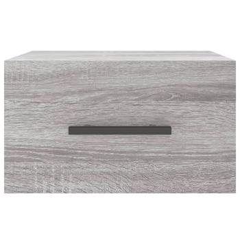 Wand-Nachttisch Grau Sonoma 35x35x20 cm