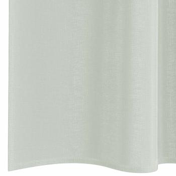Voile Vorhänge mit Stangentaschen 2 Stk. Hellgrau