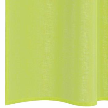 Voile Vorhänge mit Stangentaschen 2 Stk. Apfelgrün
