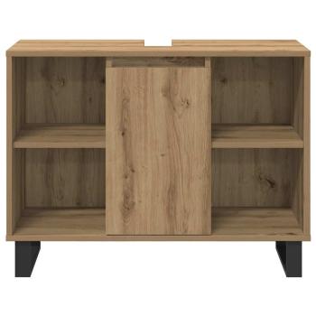 3-teiliges Badezimmermöbel-Set Artisan-Eiche Holzwerkstoff